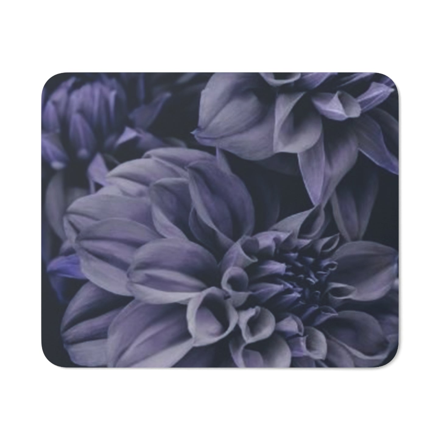 Blue Dahlia Desk Mouse Pad