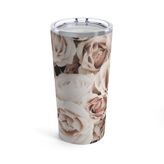 Light Pink Roses Tumbler 20oz