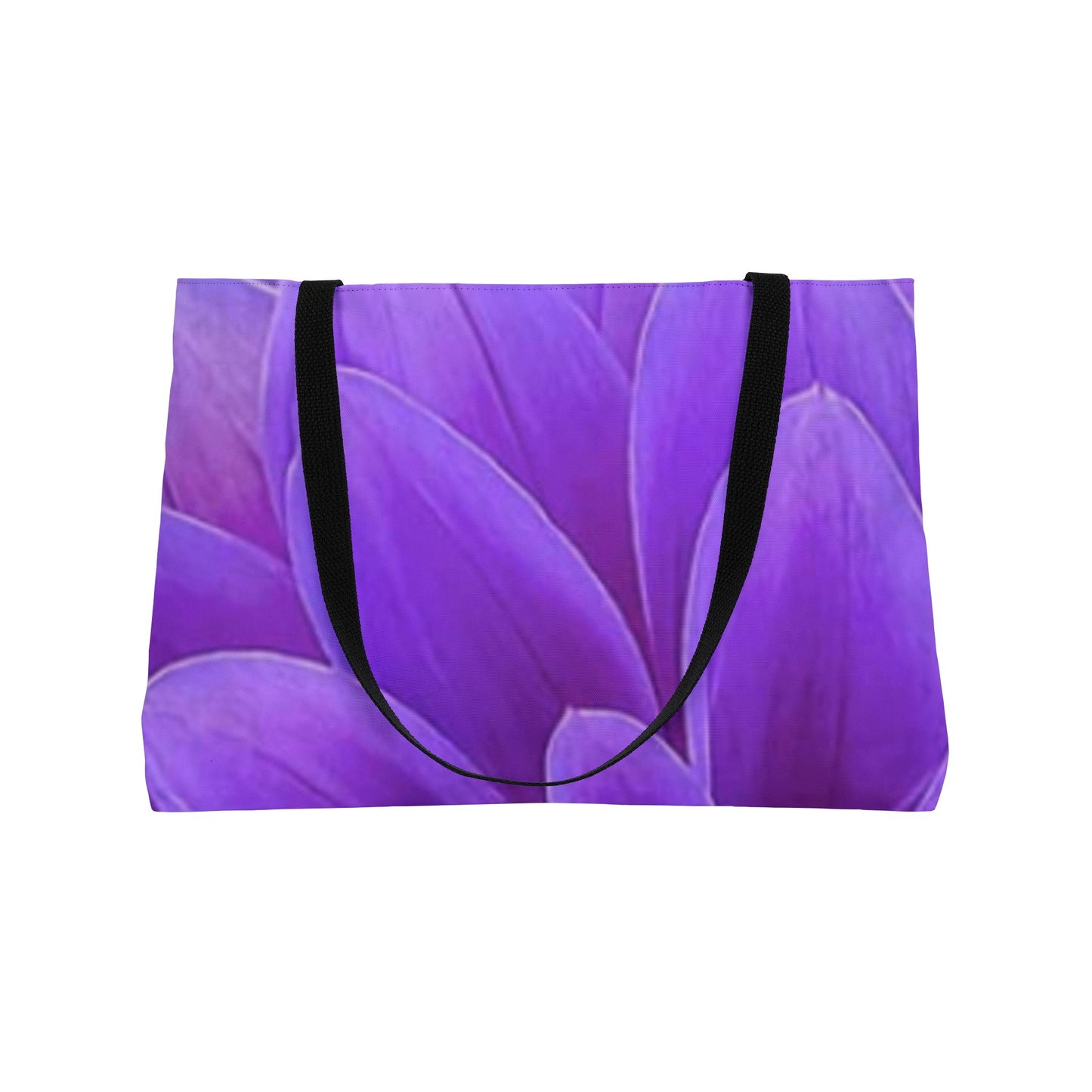 Purple Dahlia Rectangle Tote Bag