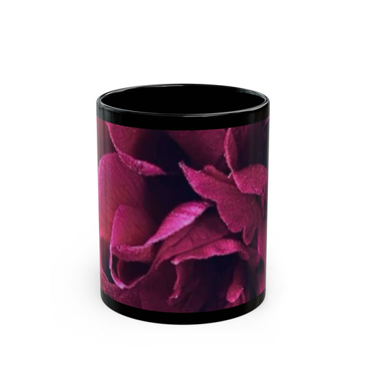 Magenta Floral Mug