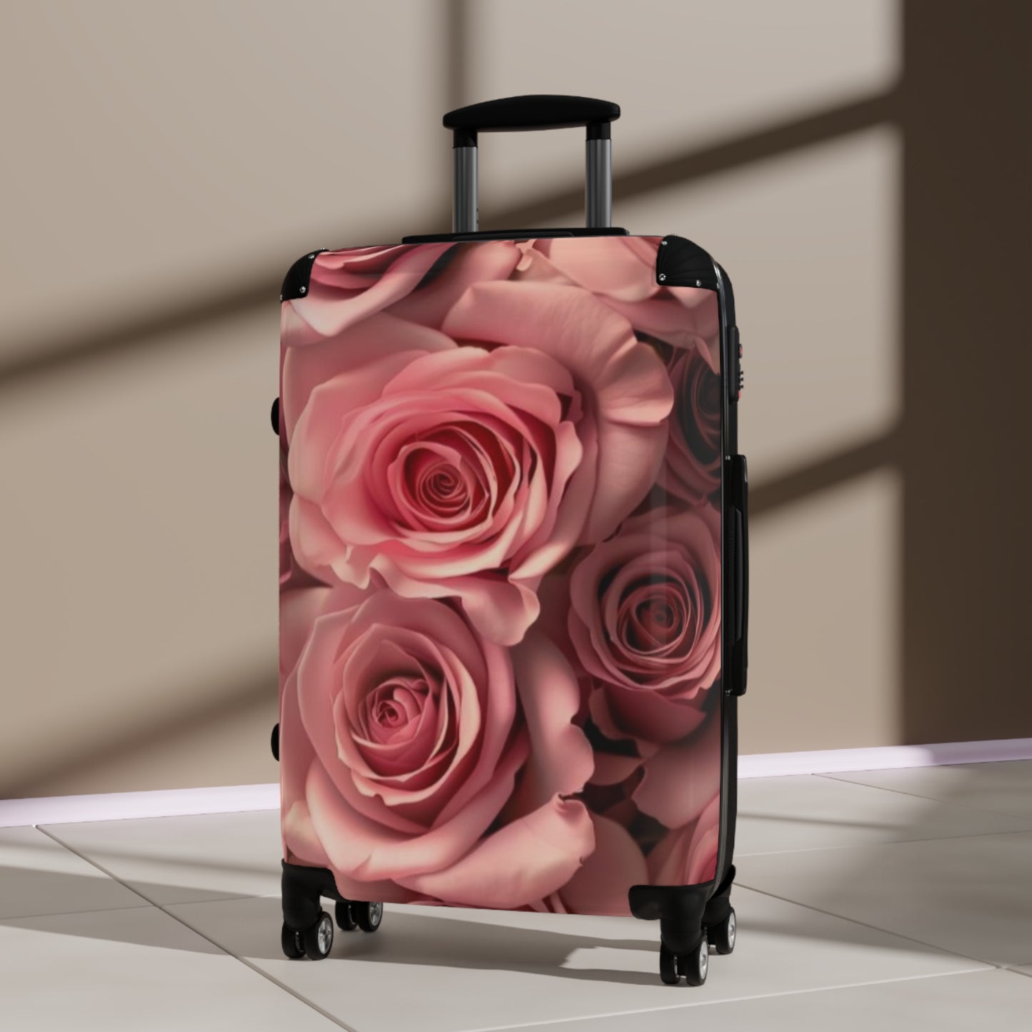 Pink Roses Suitcase