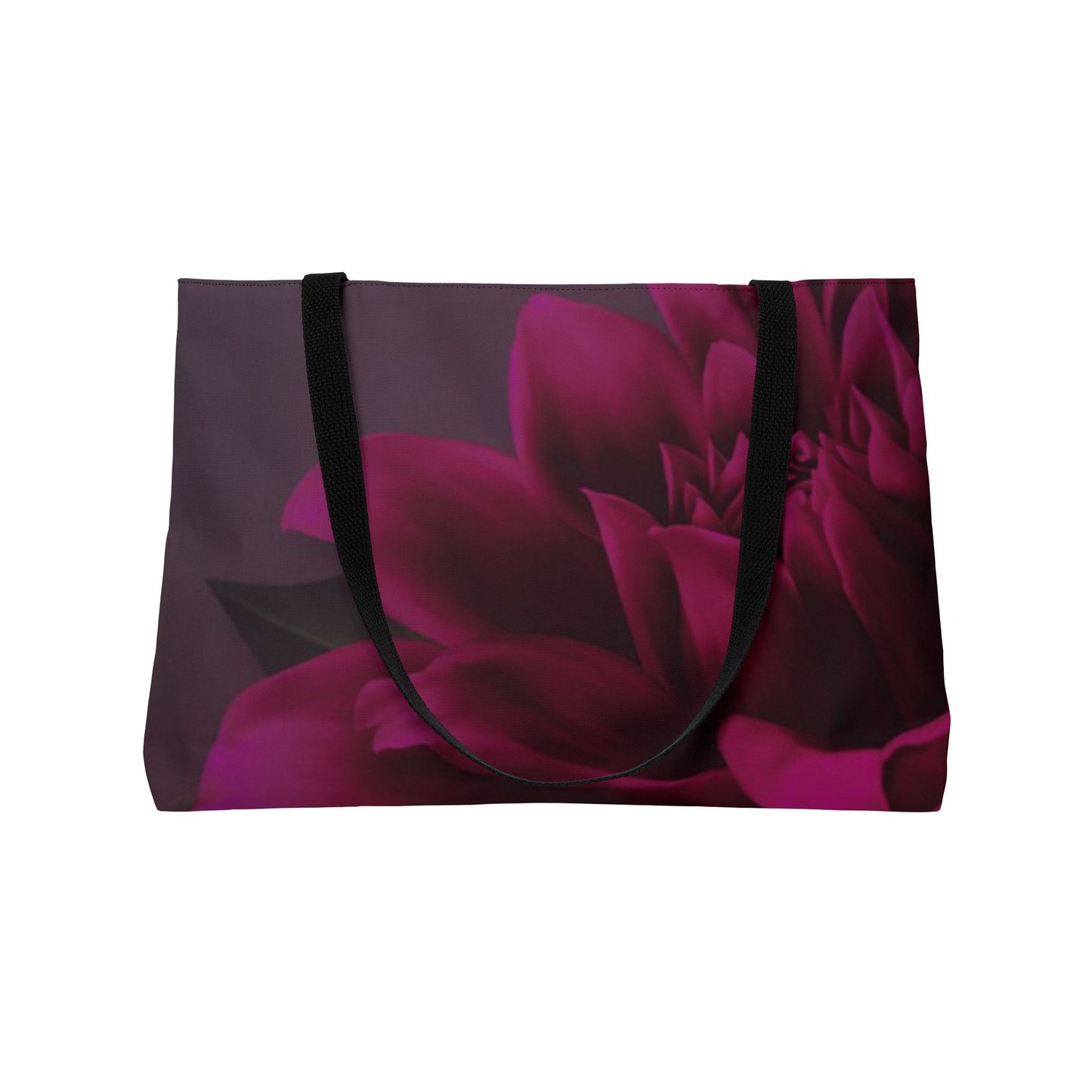 Magenta Dahlia Rectangle Tote Bag