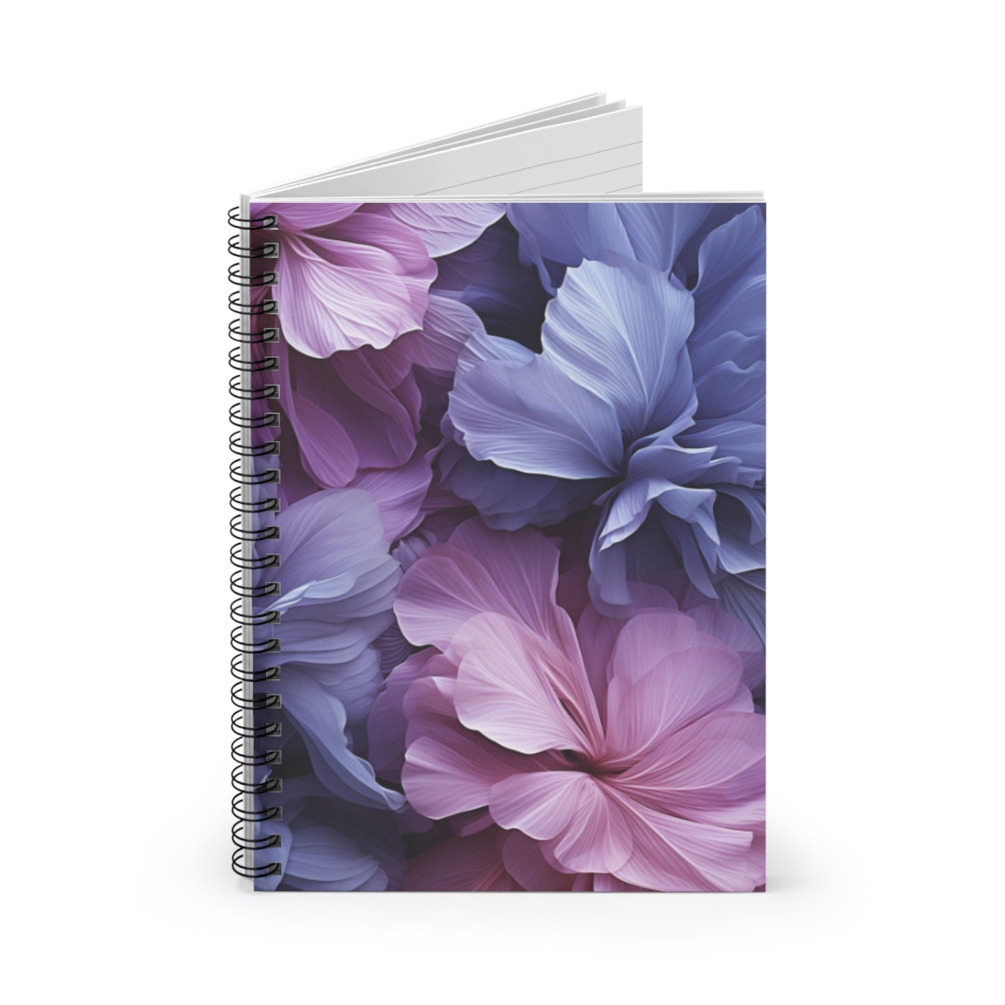 Floral Flow Spiral Notebook - Ruled Line