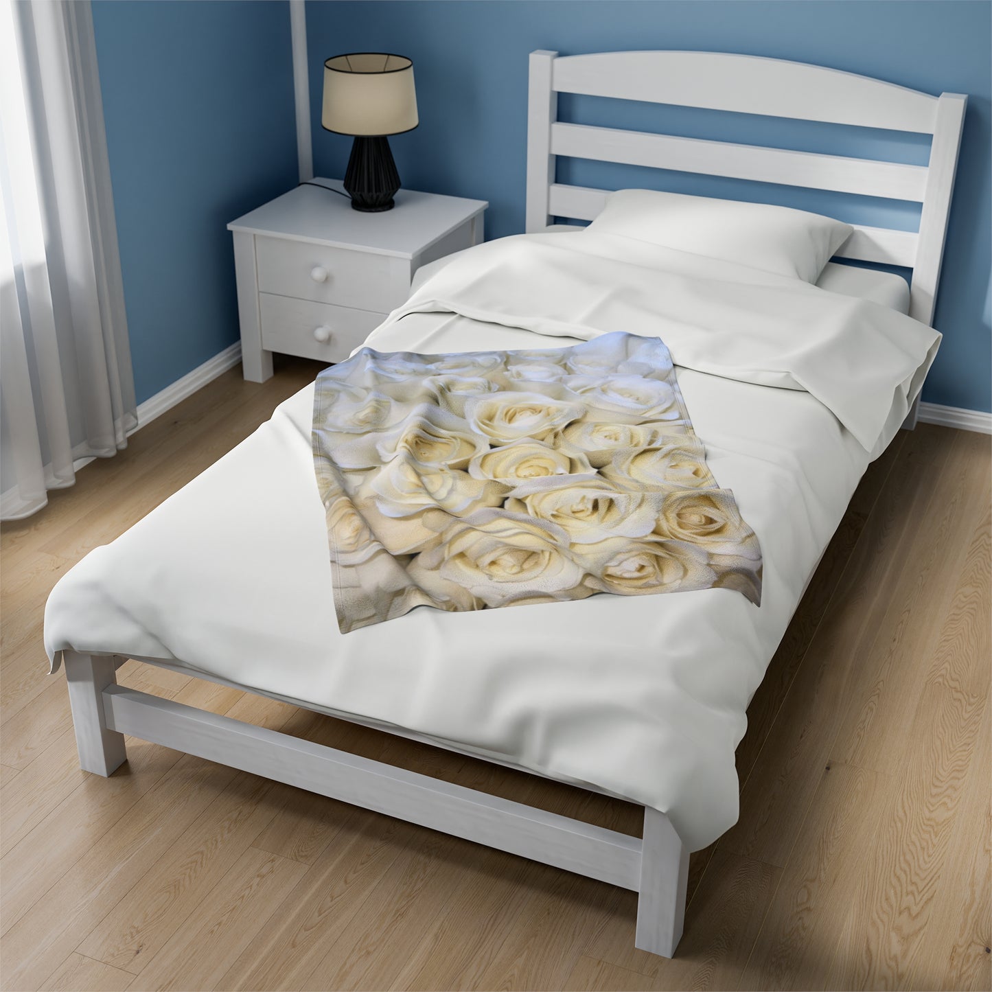 White Roses Blanket