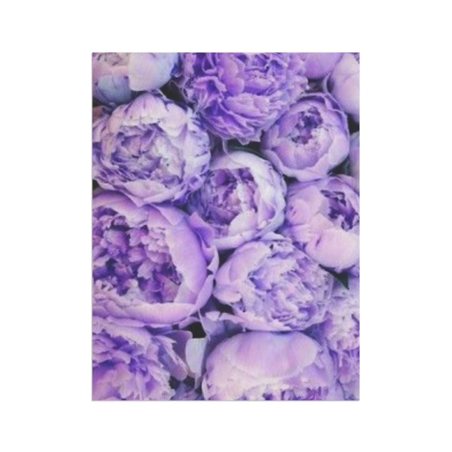 Purple Peony Garden & House Banner