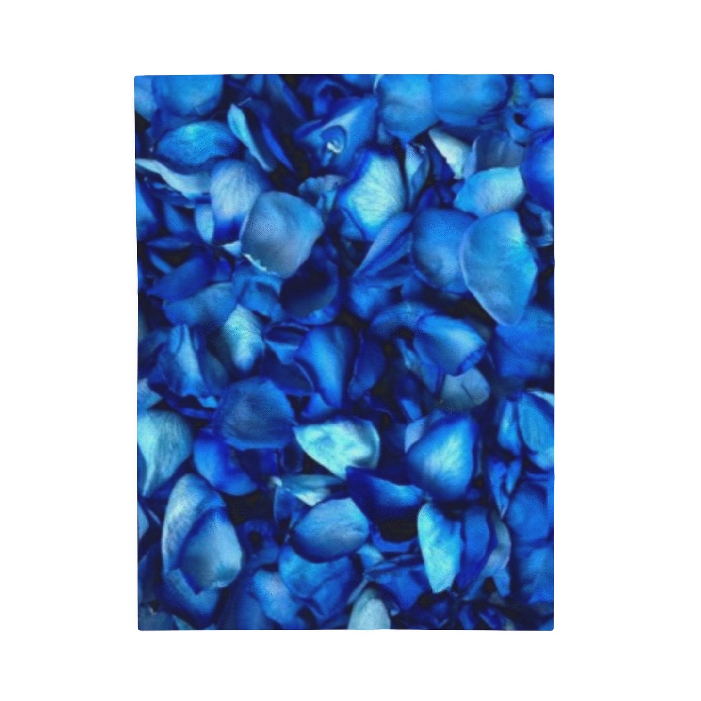 Blue Petals Blanket