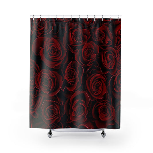 Red Roses Shower Curtain