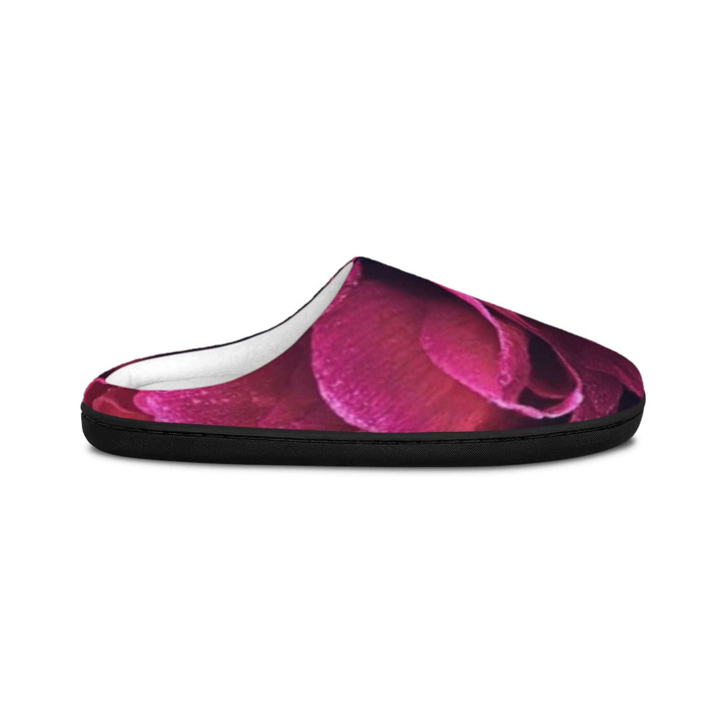 Magenta Floral Slippers