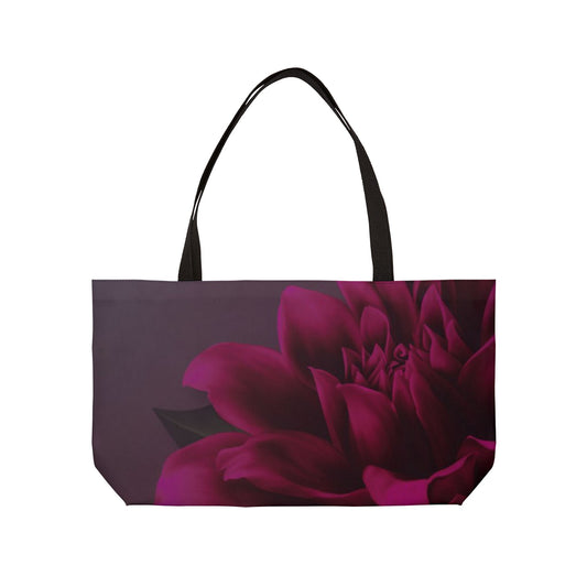 Magenta Dahlia Rectangle Tote Bag