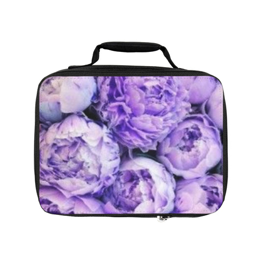 Purple Peony Lunch Bag