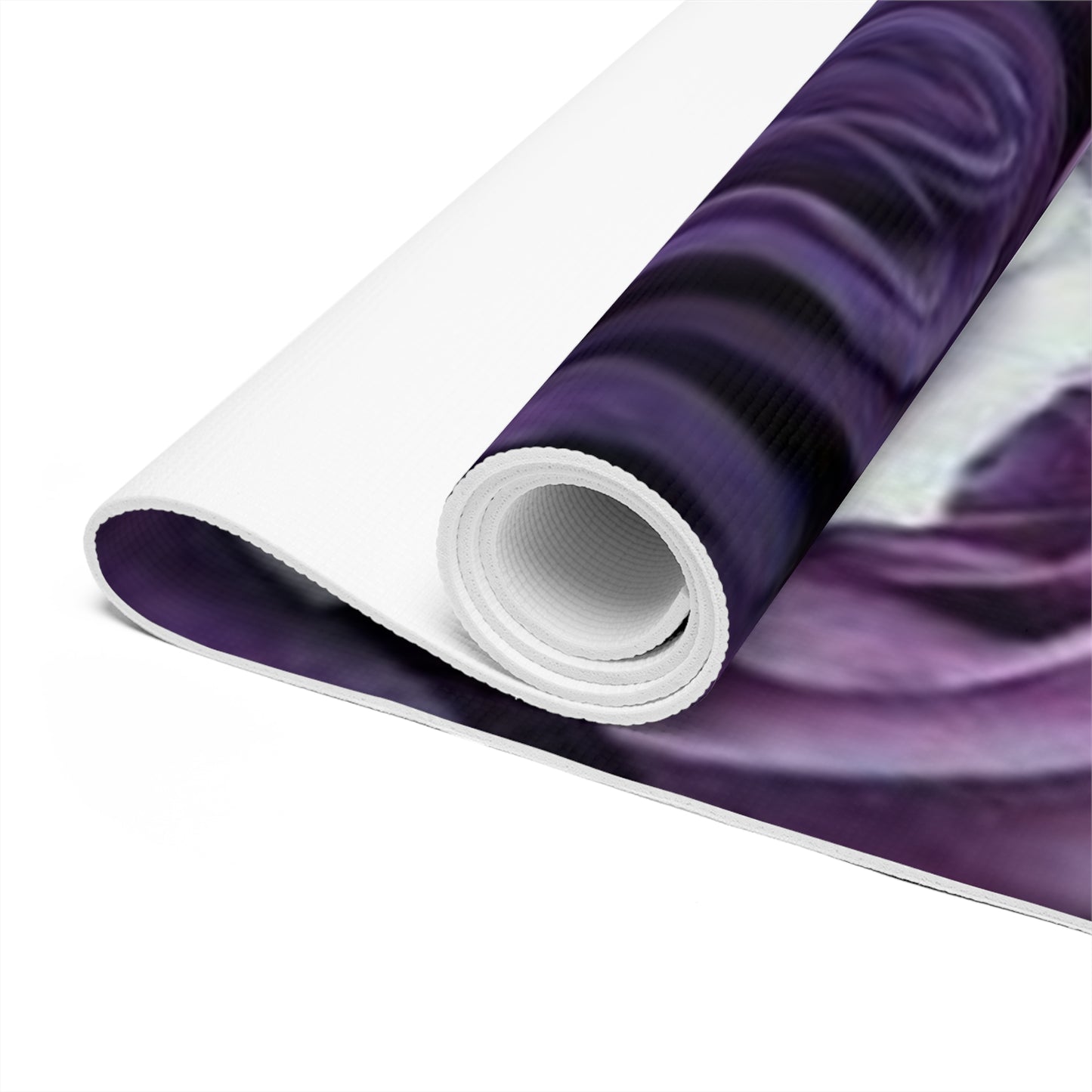 Purple Roses Exercise Mat