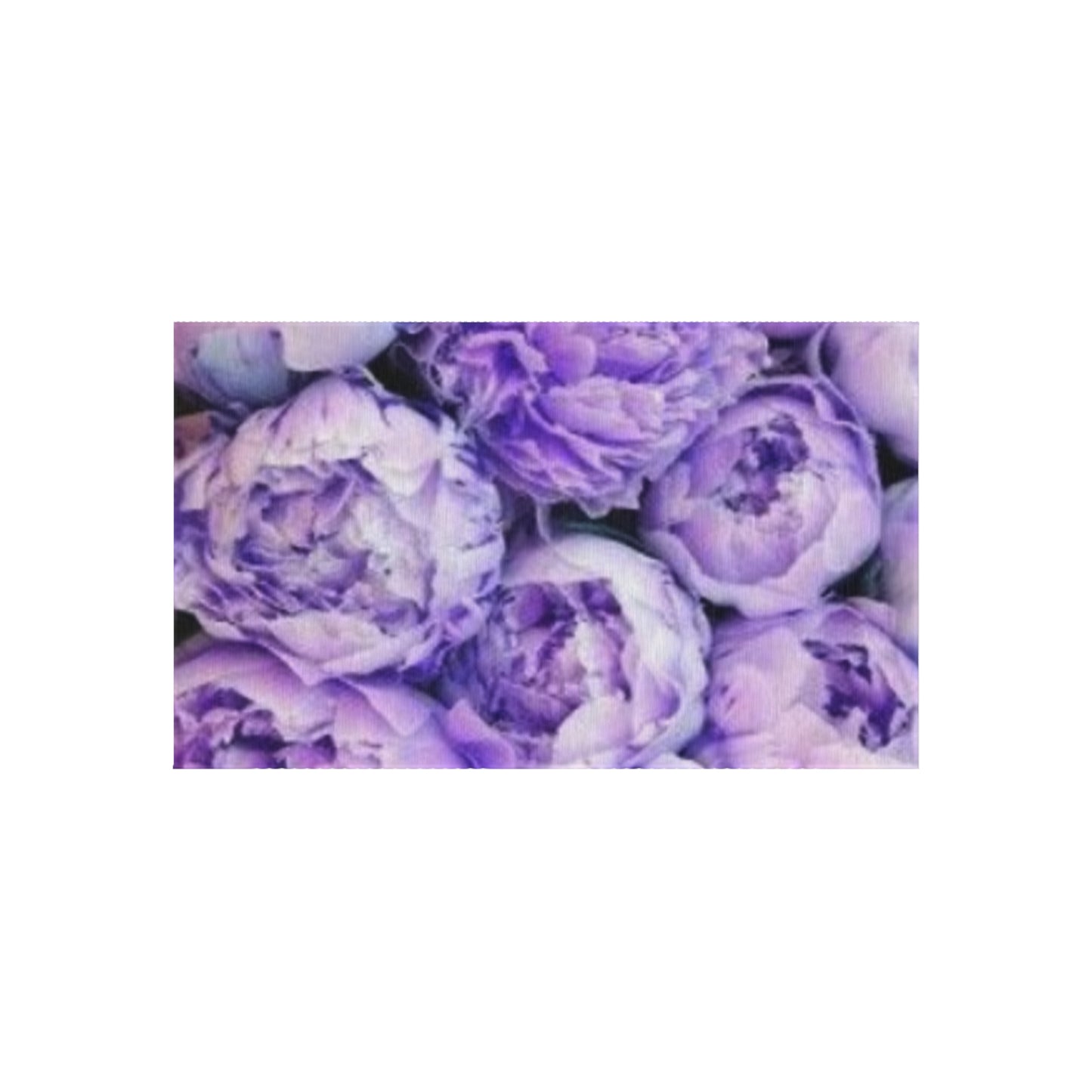 Purple Peony Outdoor Rug