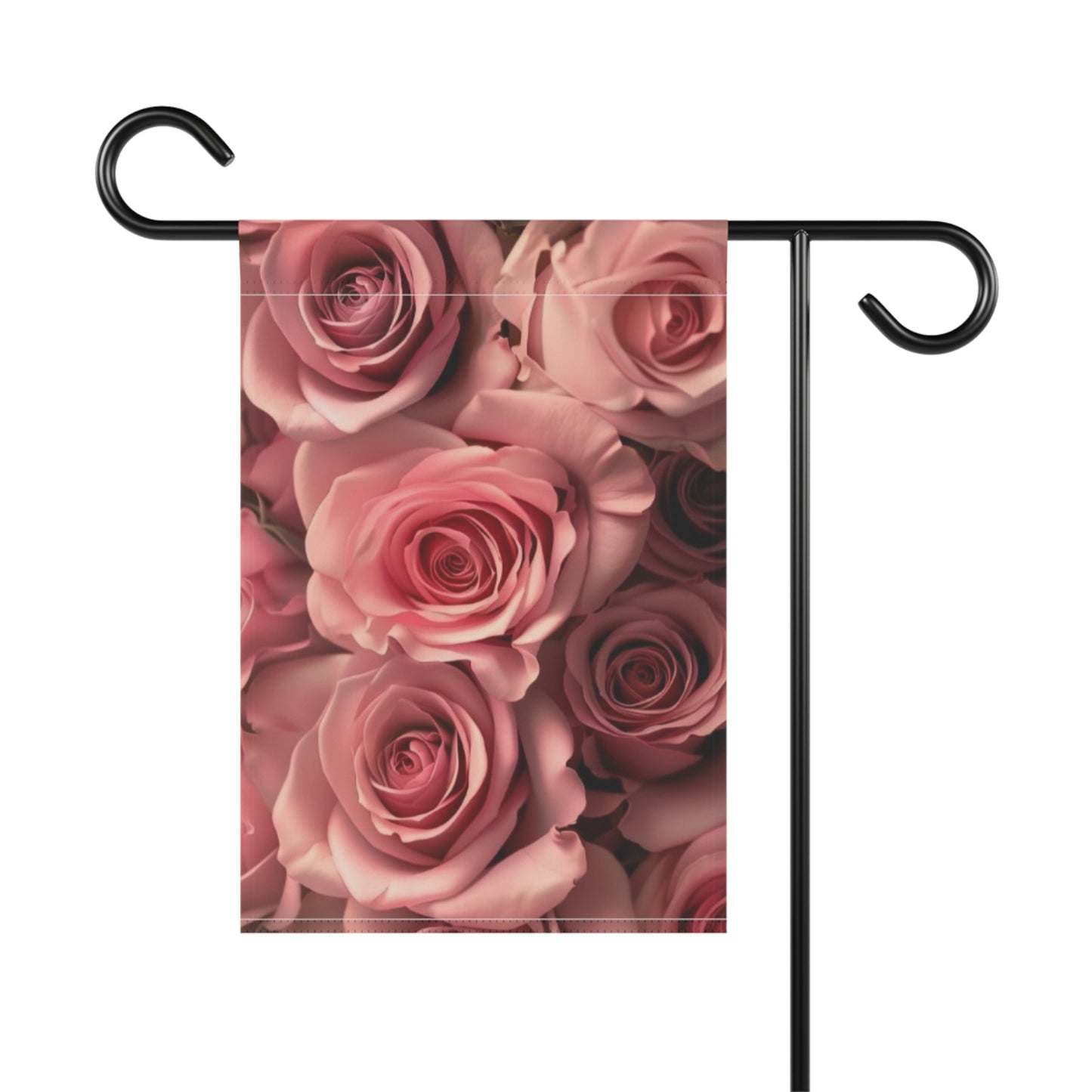 Pink Roses Garden & House Banner