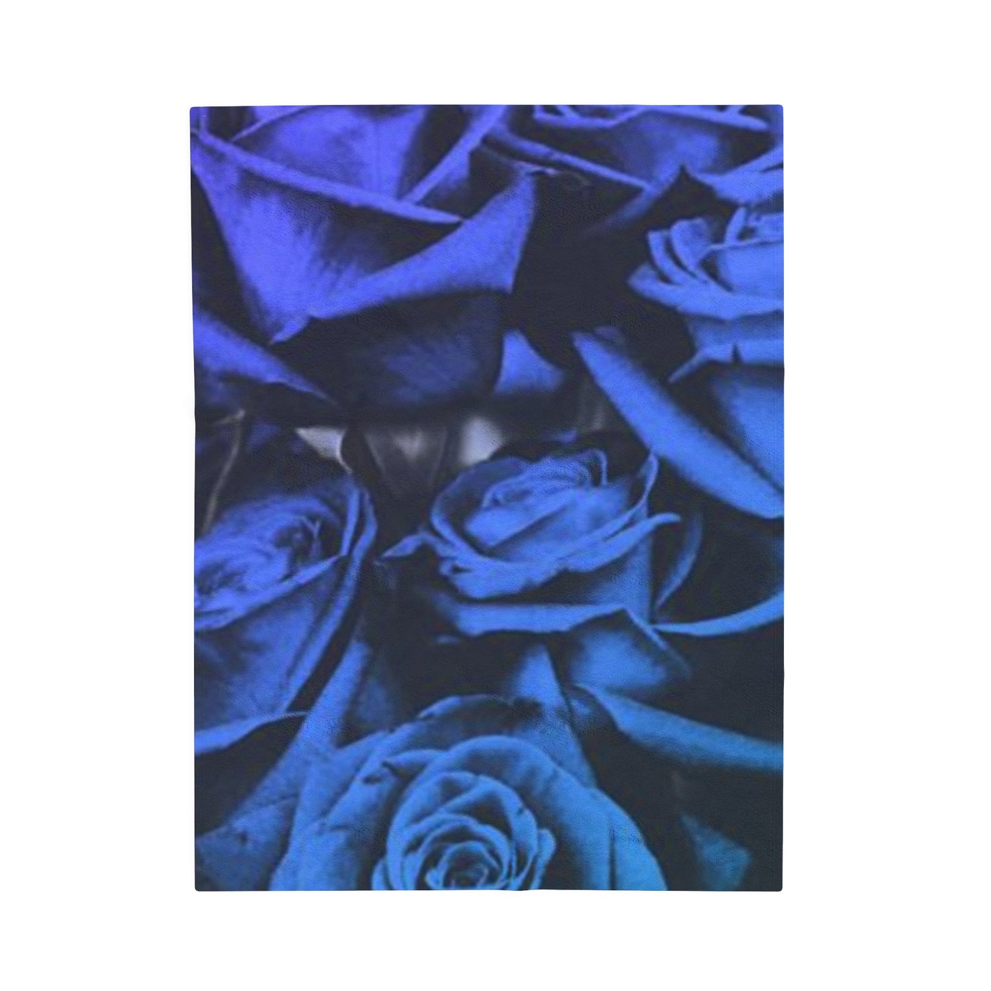 Blue Roses Blanket