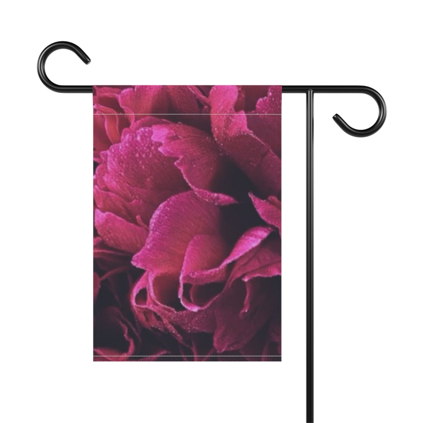 Magenta Floral Garden & House Banner