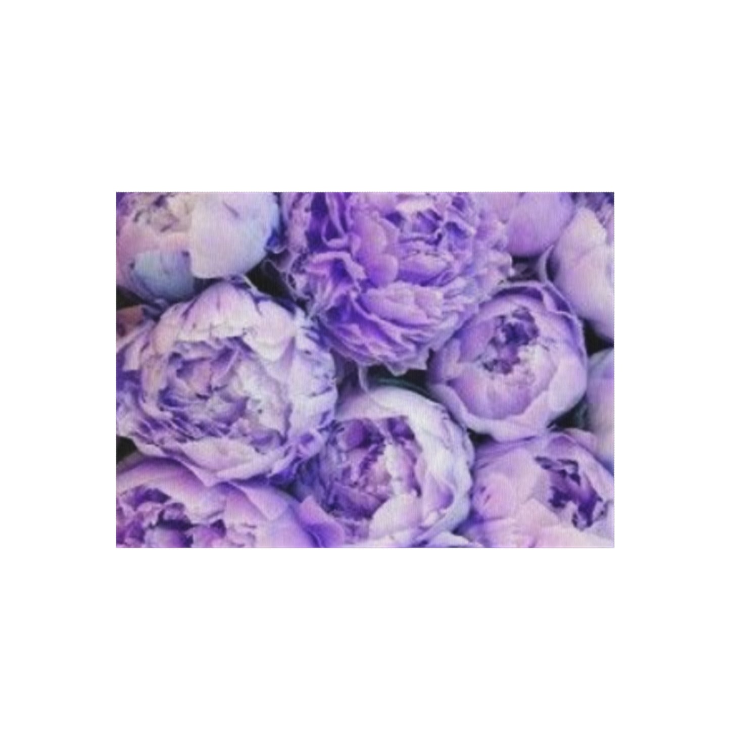 Purple Peony Outdoor Rug