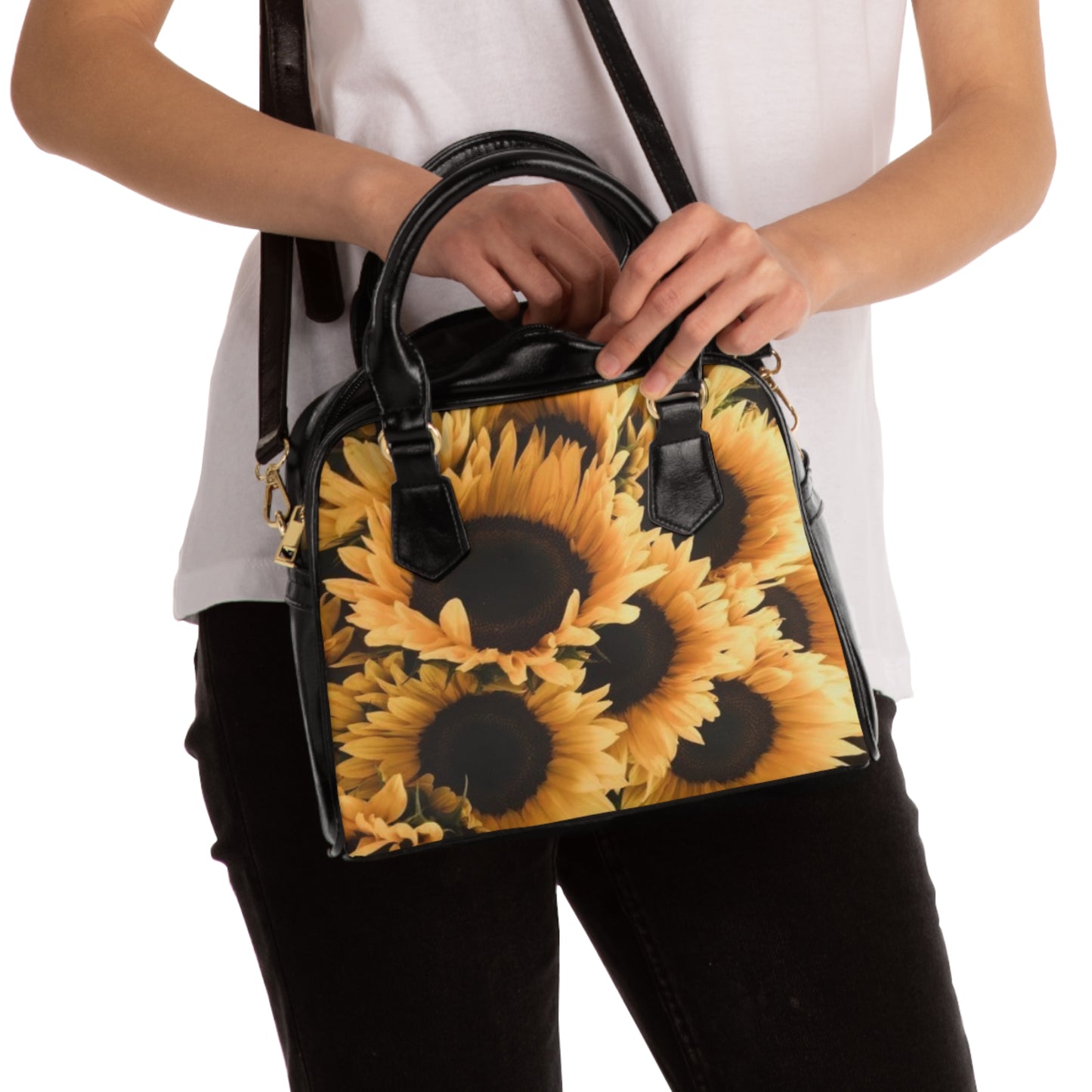 Sunflower Shoulder Handbag