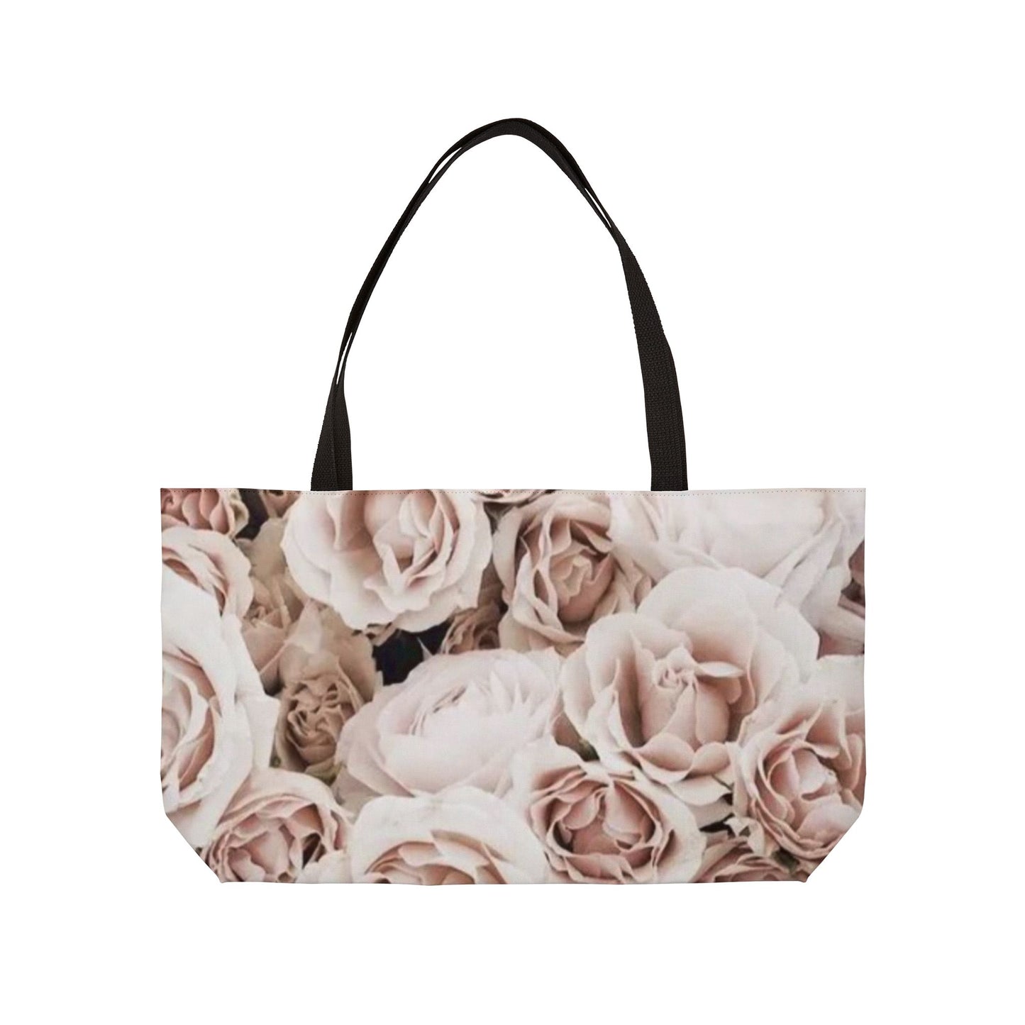 Light Pink Roses Rectangle Tote Bag