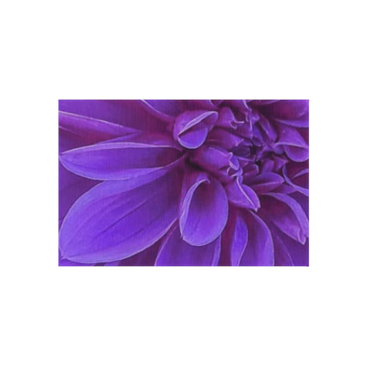 Purple Dahlia Outdoor Rug