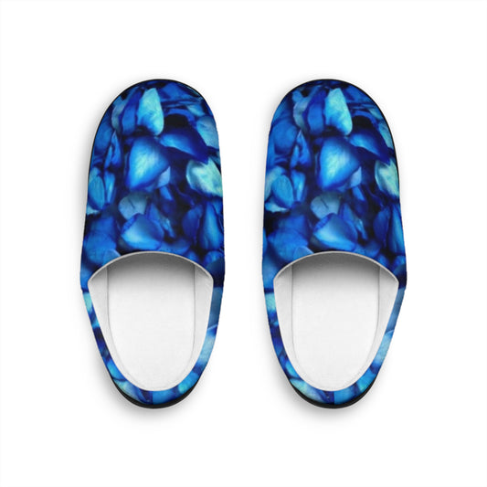 Blue Petals Slippers