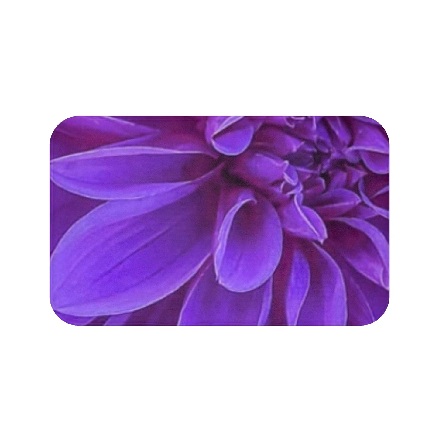 Purple Dahlia Bath Mat