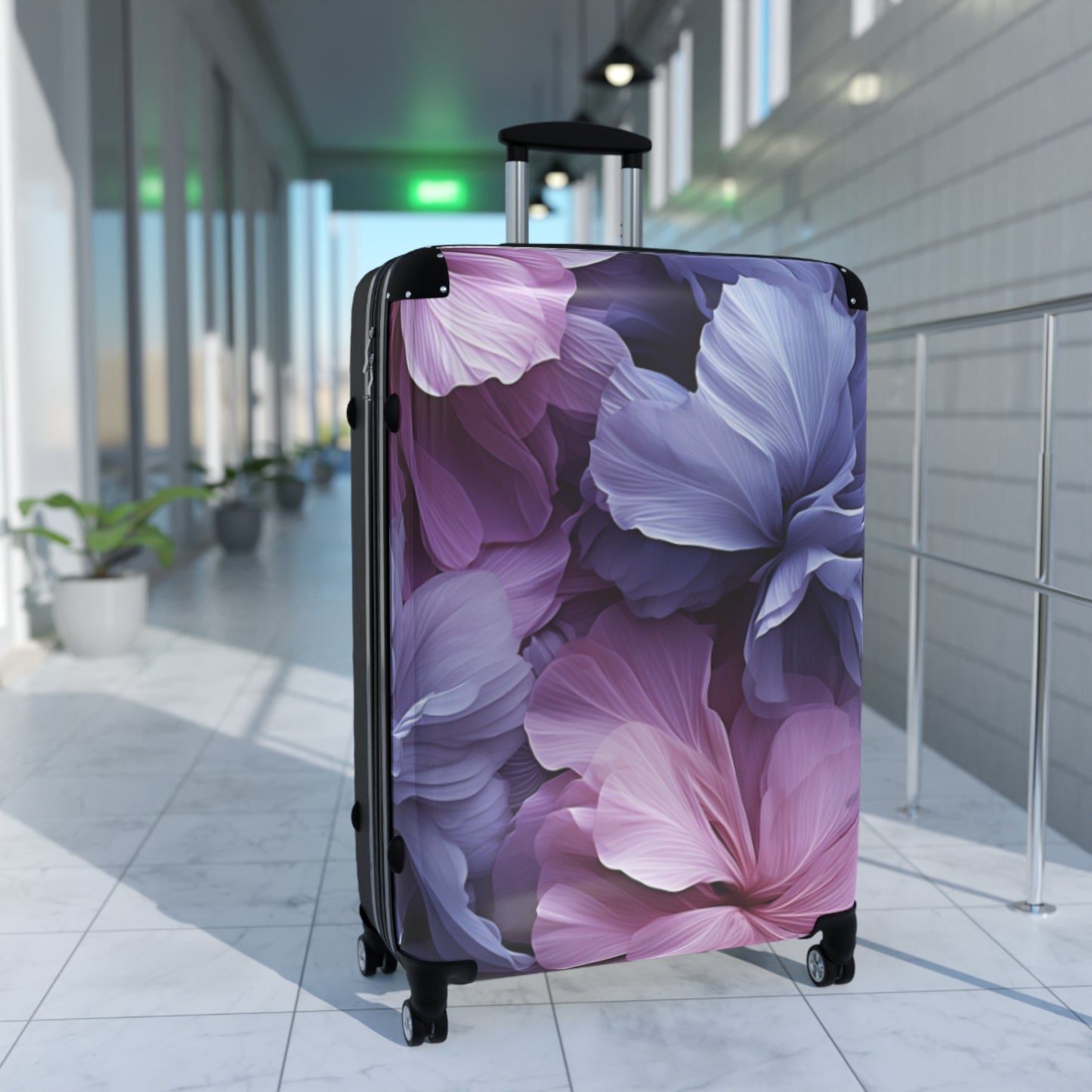 Floral Flow Suitcase