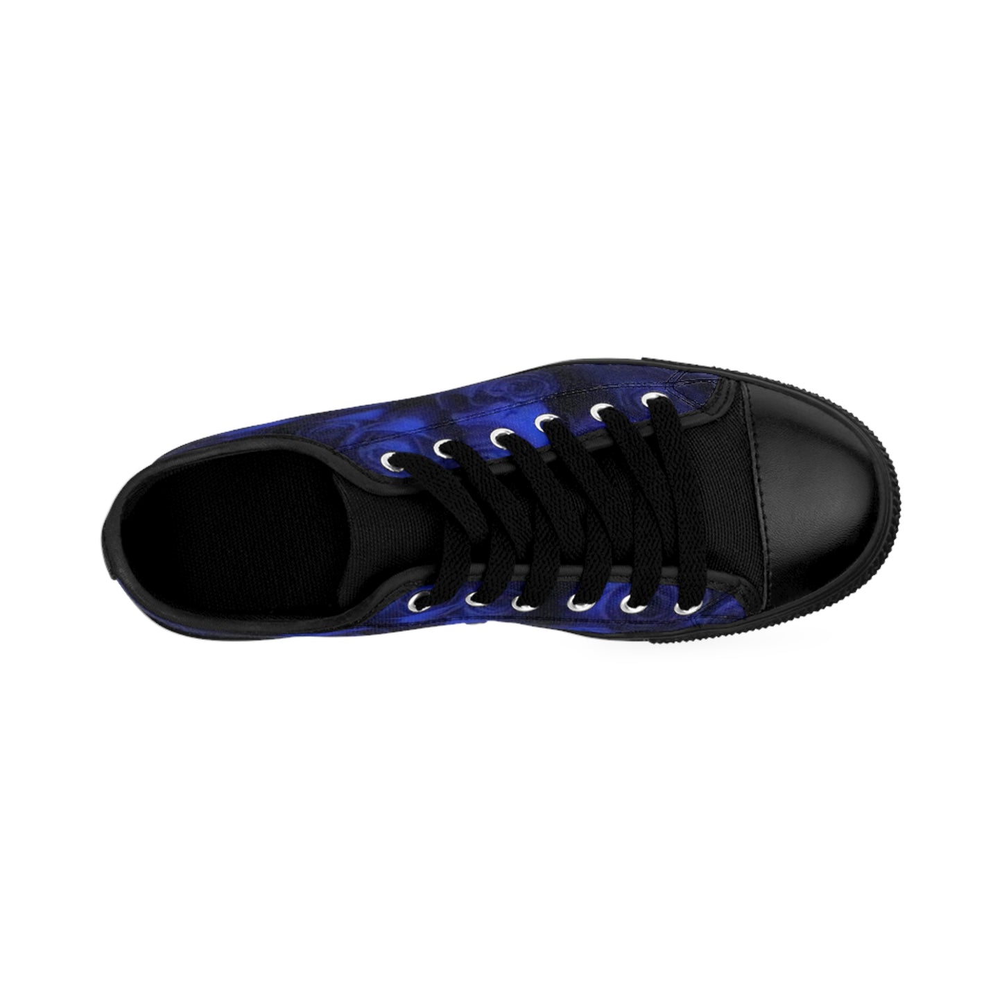 Dark Blue Roses Sneakers