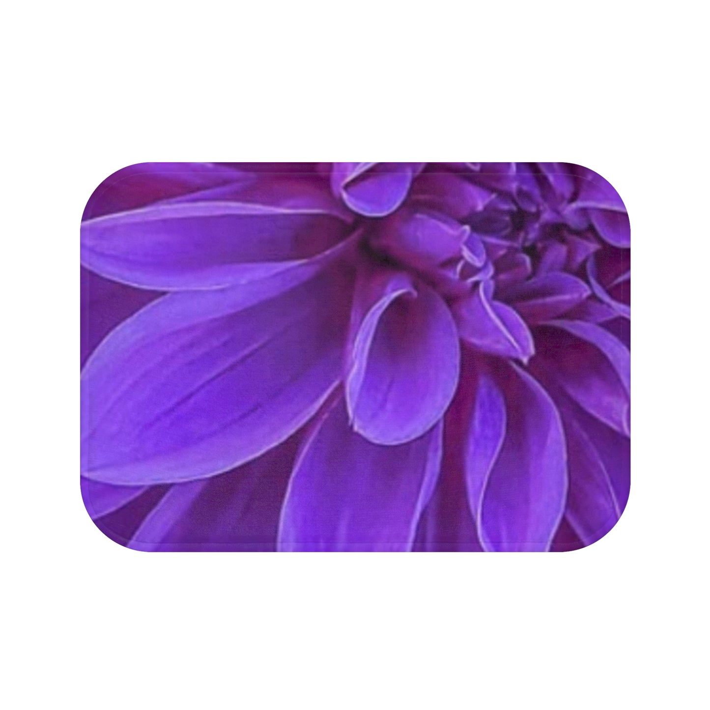 Purple Dahlia Bath Mat