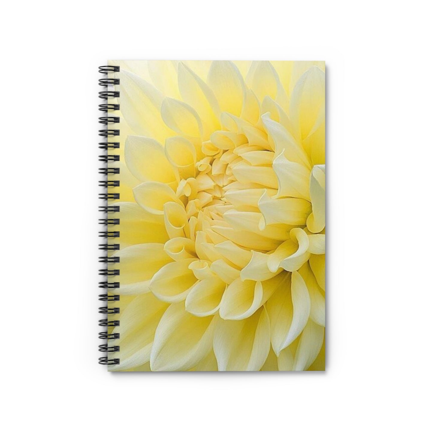 Yellow Dahlia Spiral Notebook - Ruled Line