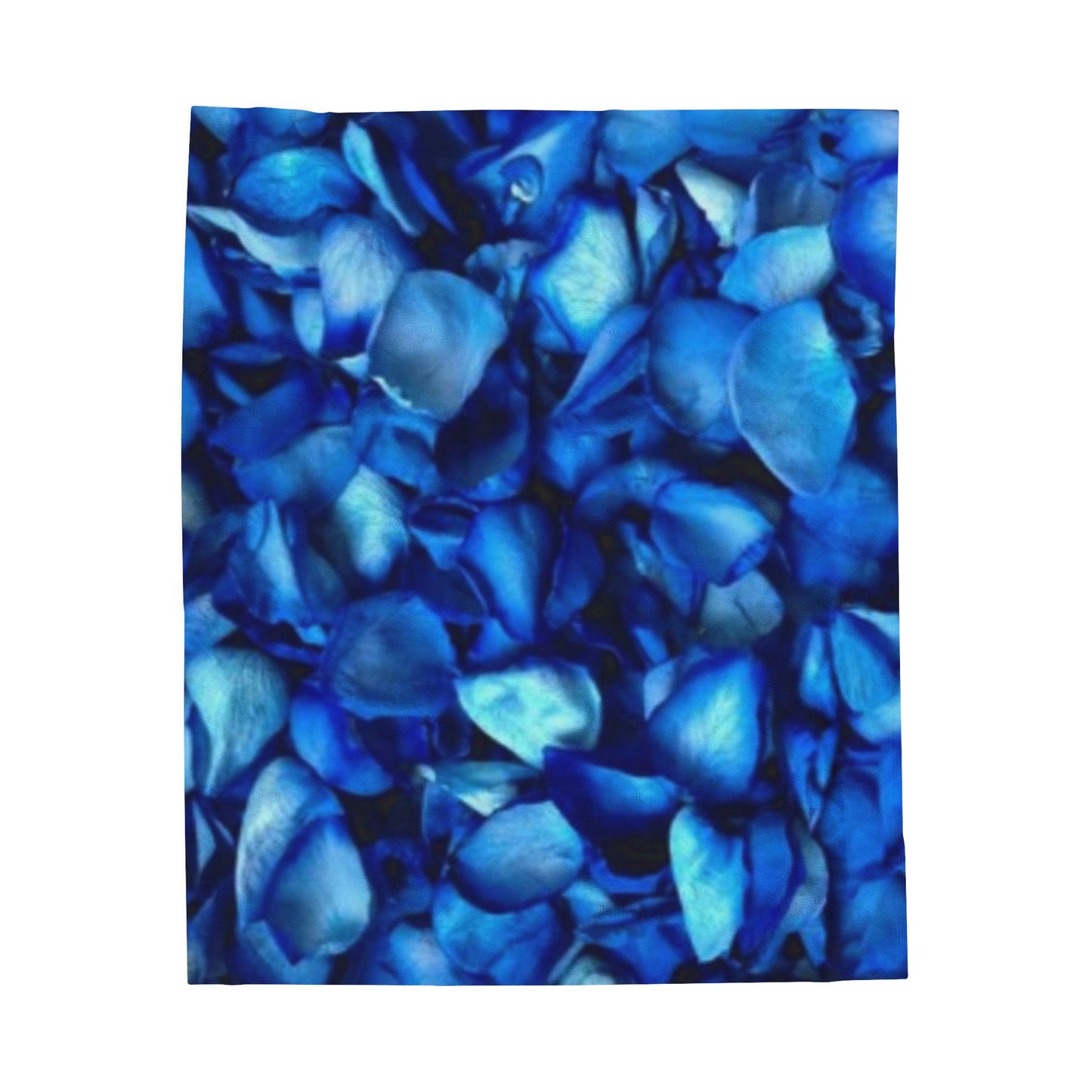 Blue Petals Blanket