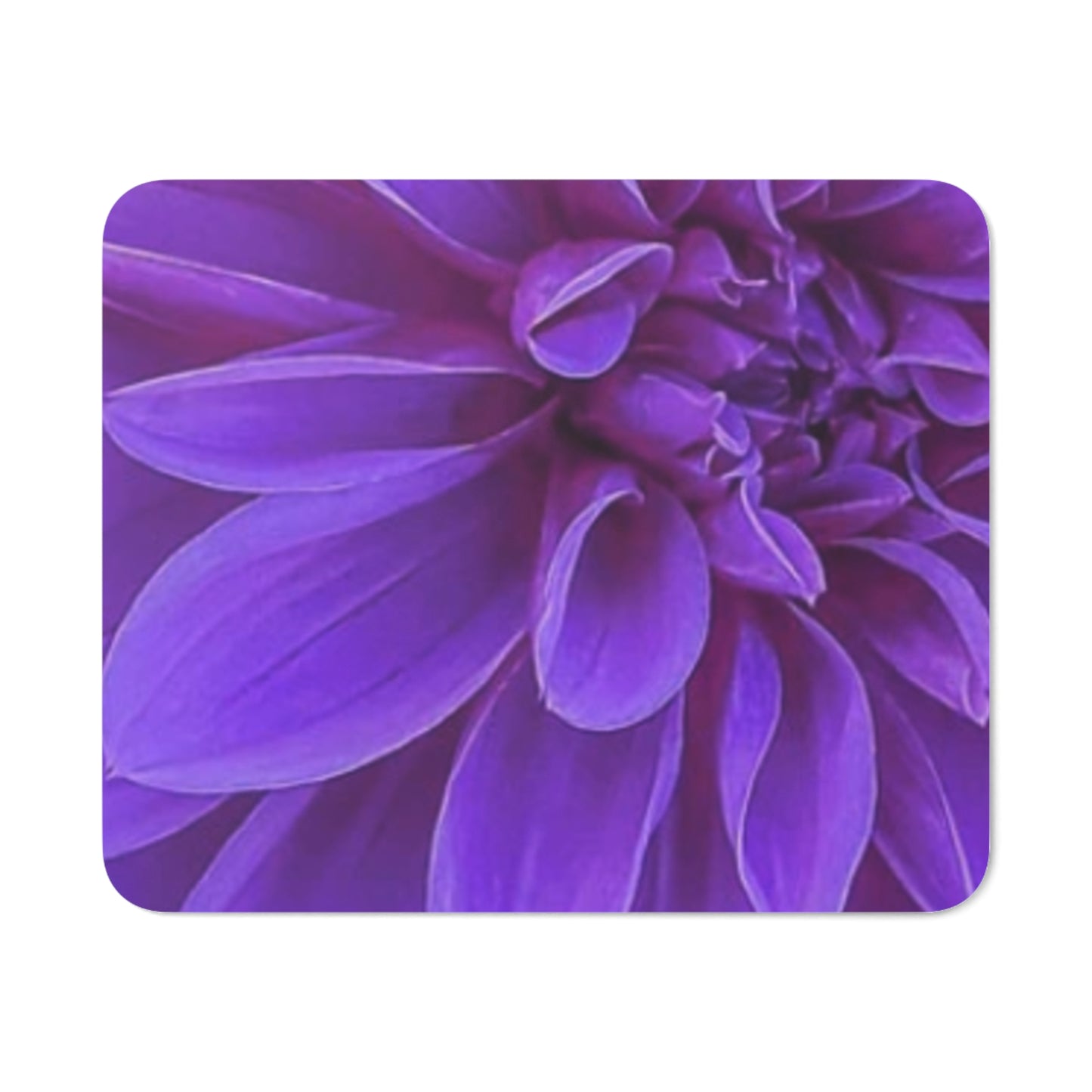 Purple Dahlia Desk Mouse Pad