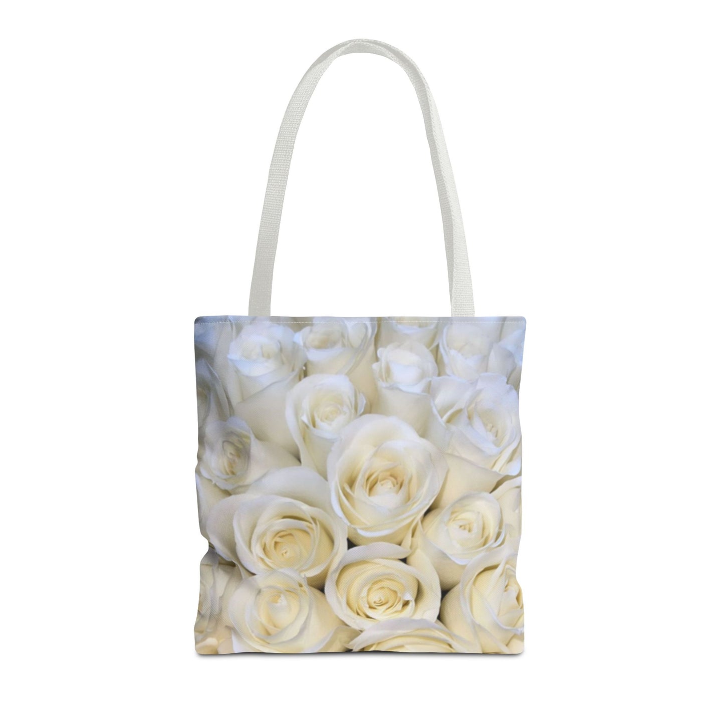 White Roses Square Tote Bag