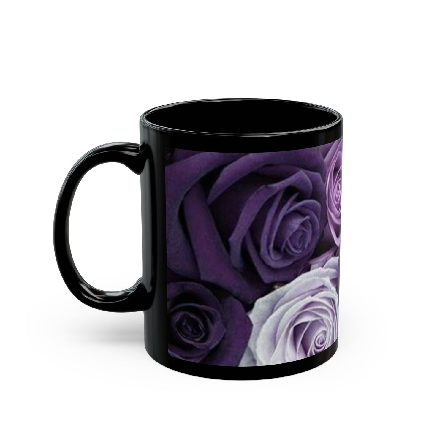 Purple Roses Mug