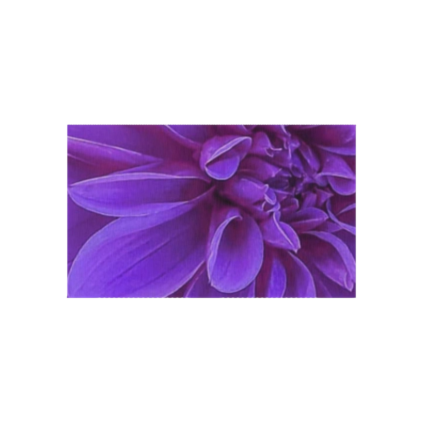 Purple Dahlia Outdoor Rug