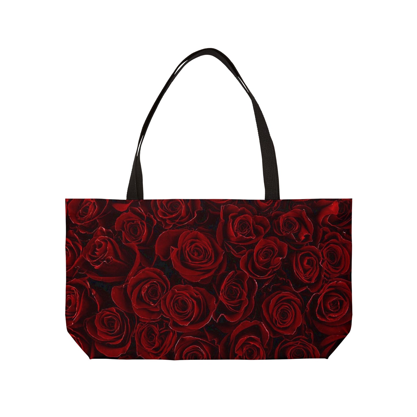 Red Roses Rectangle Tote Bag