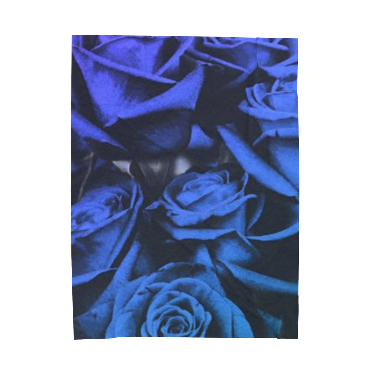 Blue Roses Blanket