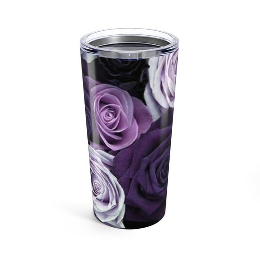 Purple Roses Tumbler 20oz