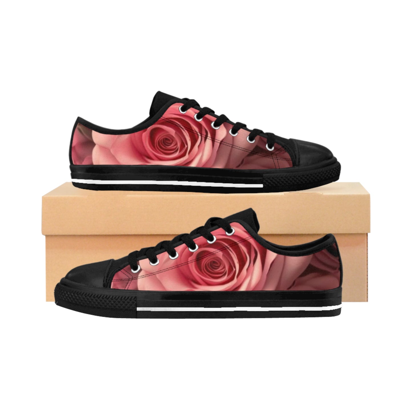 Pink Roses Sneakers