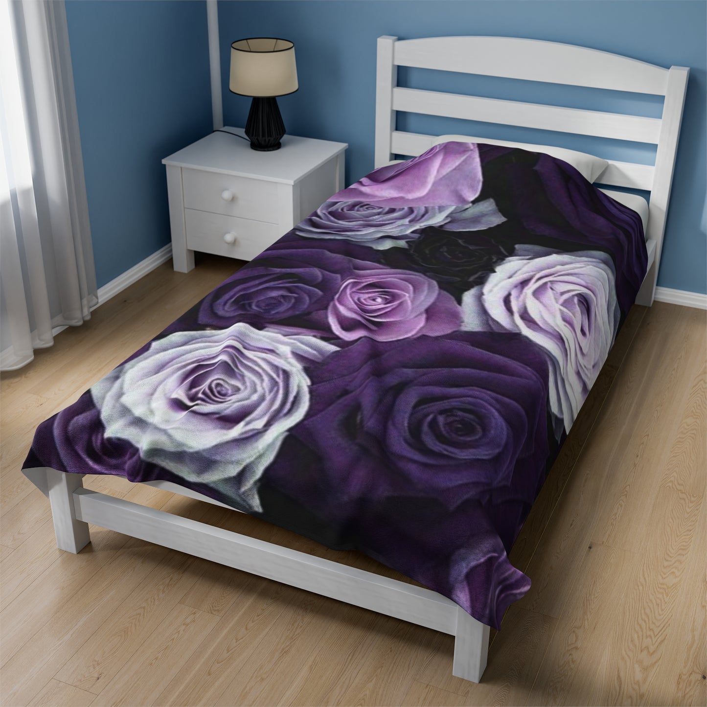 Purple Roses Blanket