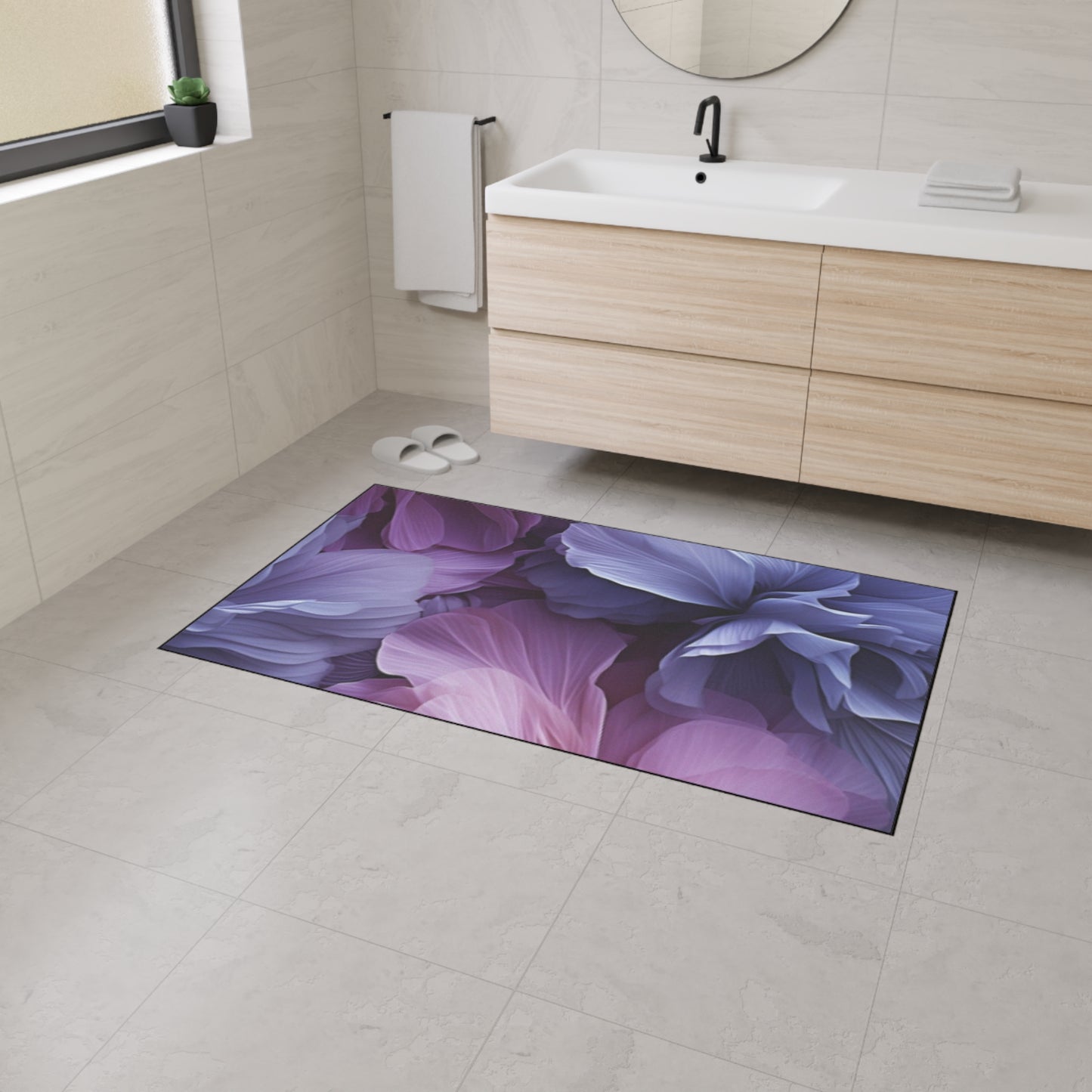 Floral Flow Heavy Duty Floor Mat