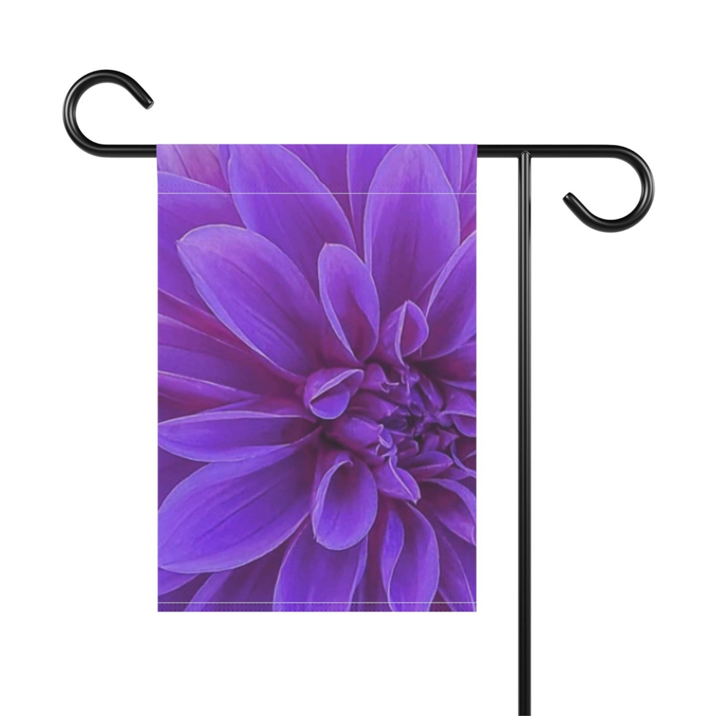 Purple Dahlia Garden & House Banner