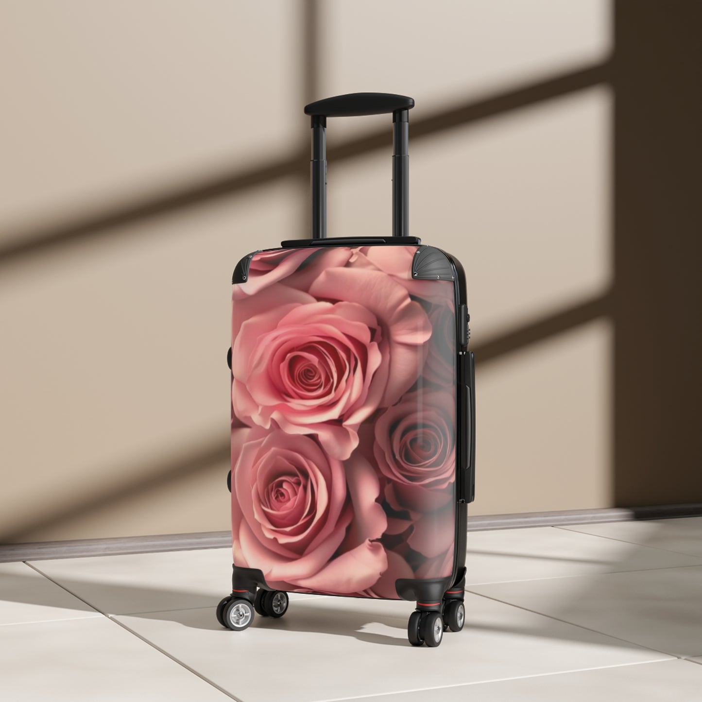 Pink Roses Suitcase