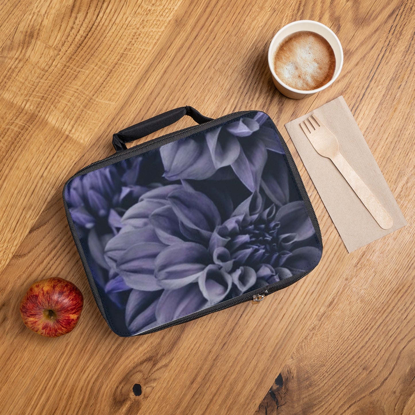 Blue Dahlia Lunch Bag