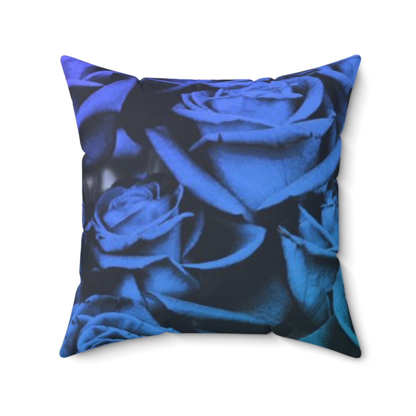 Blue Roses Square Pillow