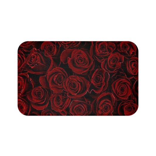 Red Roses Bath Mat